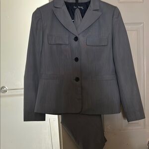 Fox Gray Tailored Pantsuit